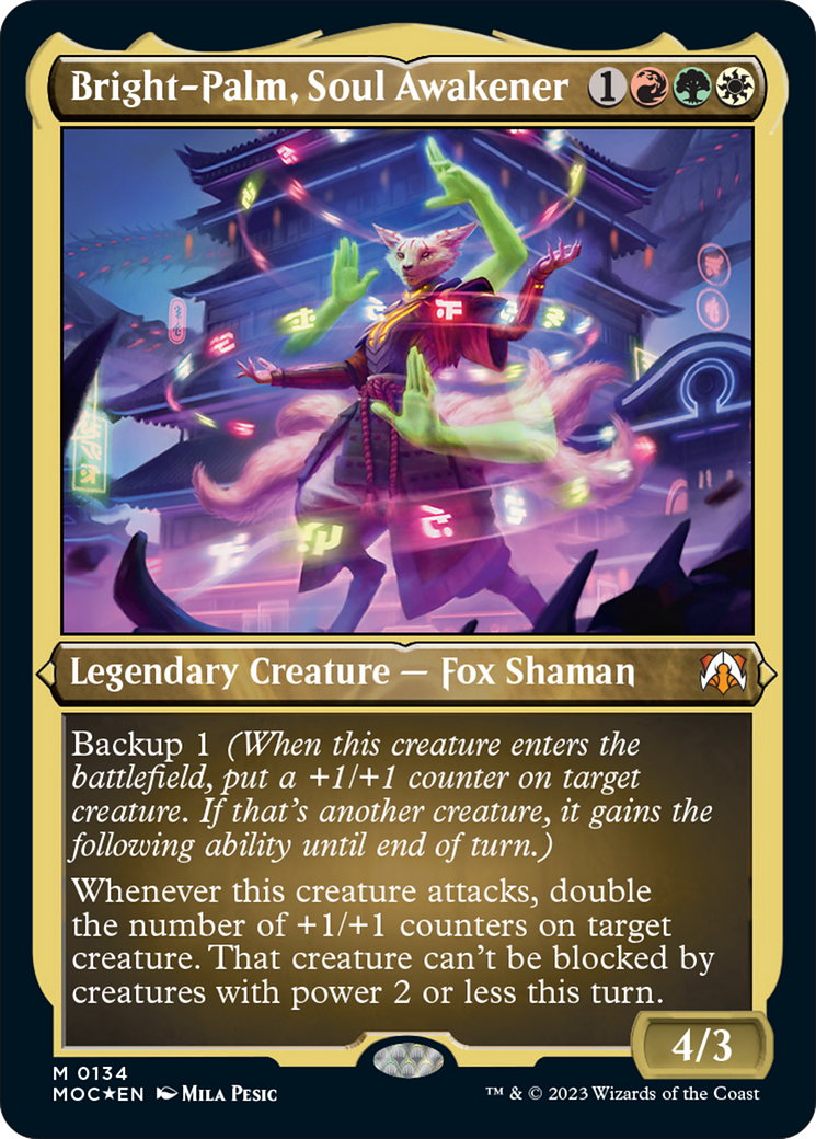 Bright-Palm, Soul Awakener (Display Commander) [March of the Machine Commander]-1