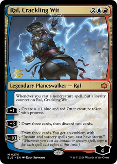 Ral, Crackling Wit [Bloomburrow Prerelease Promos]-1