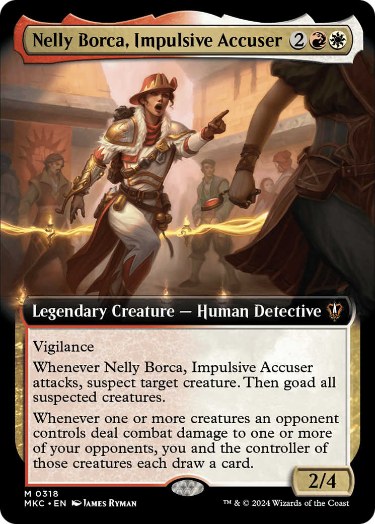 Nelly Borca, Impulsive Accuser (Extended Art) [Murders at Karlov Manor Commander]-1