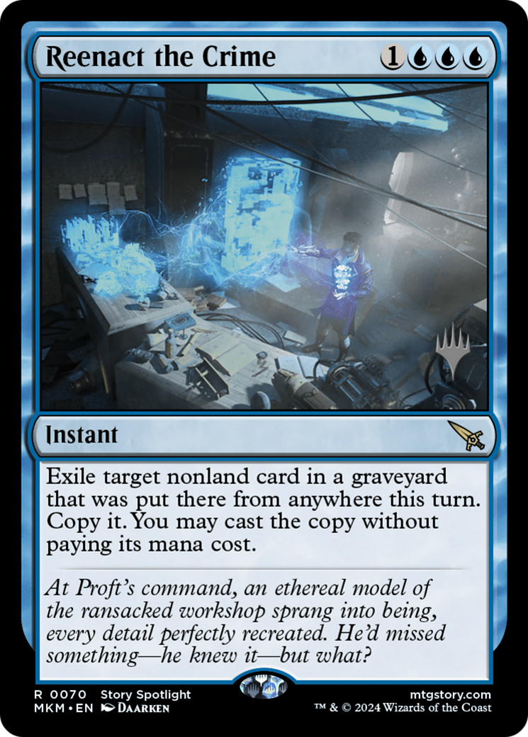 Reenact the Crime (Promo Pack) [Murders at Karlov Manor Promos]-1