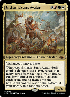 Gishath, Sun's Avatar [The Lost Caverns of Ixalan]-1