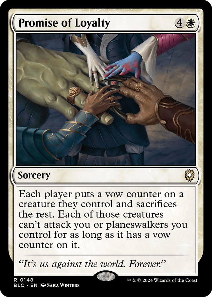 Promise of Loyalty [Bloomburrow Commander]-1