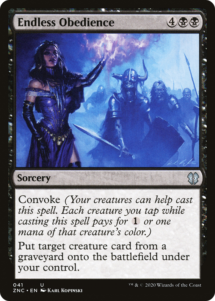 Endless Obedience [Zendikar Rising Commander]-1