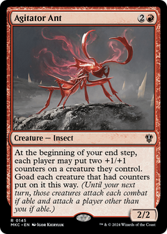 Agitator Ant [Murders at Karlov Manor Commander]-1