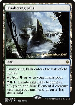 Lumbering Falls [Battle for Zendikar Prerelease Promos]-1