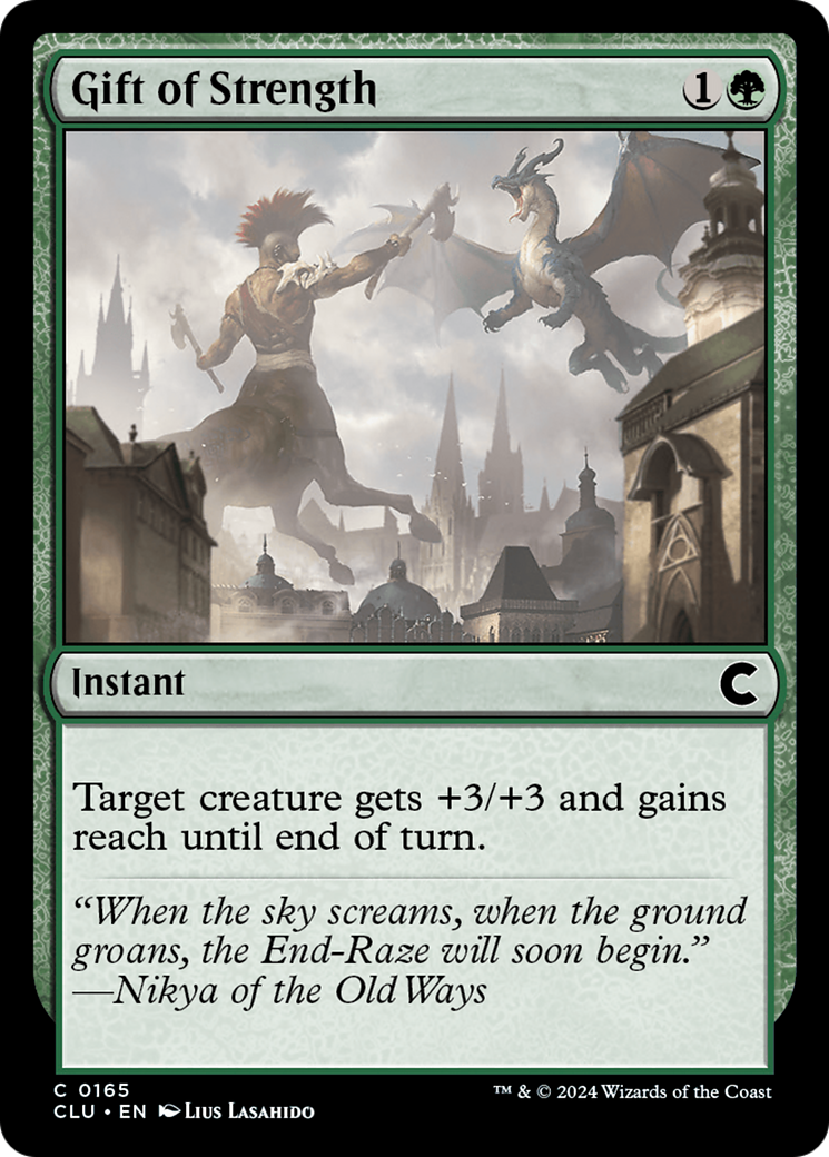 Gift of Strength [Ravnica: Clue Edition]-1