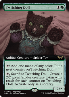 Twitching Doll (Extended Art) (Buy-a-box) [Duskmourn: House of Horror Promos]-1
