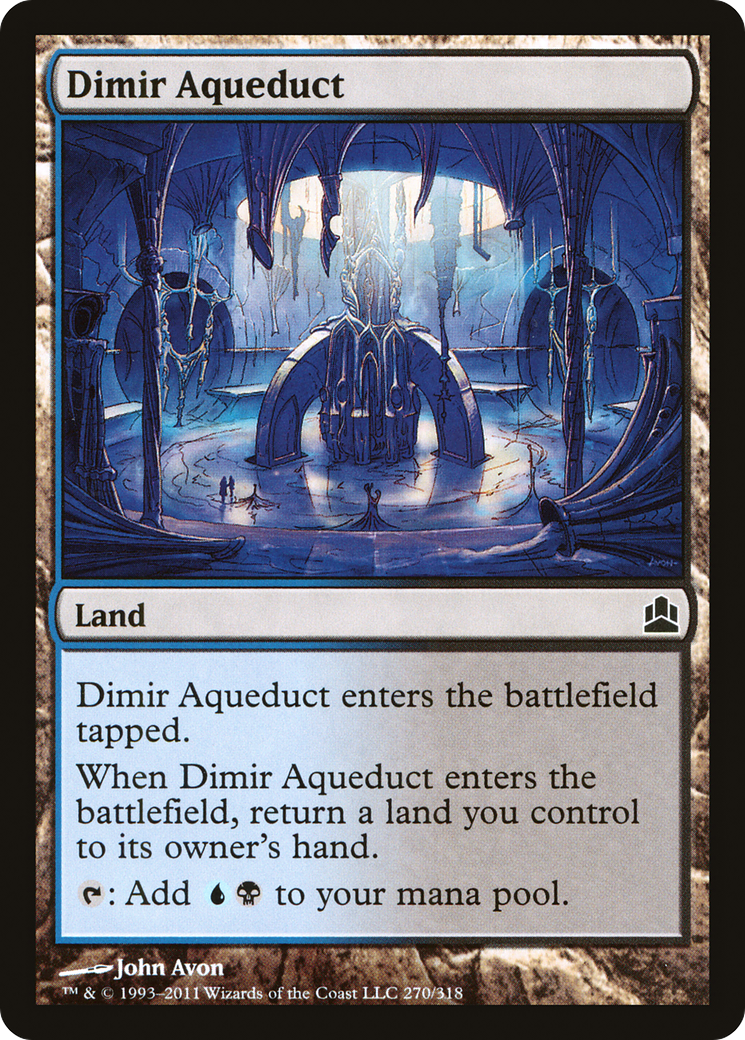 Dimir Aqueduct [Commander 2011]-1