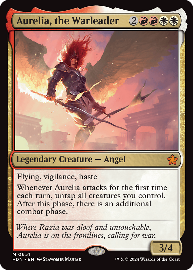 Aurelia, the Warleader [Foundations]-1