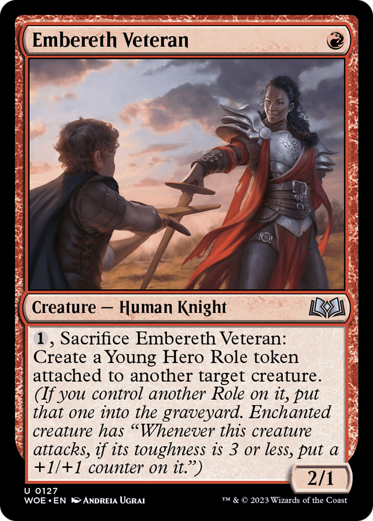 Embereth Veteran [Wilds of Eldraine]-1