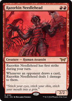 Razorkin Needlehead [Duskmourn: House of Horror]-1