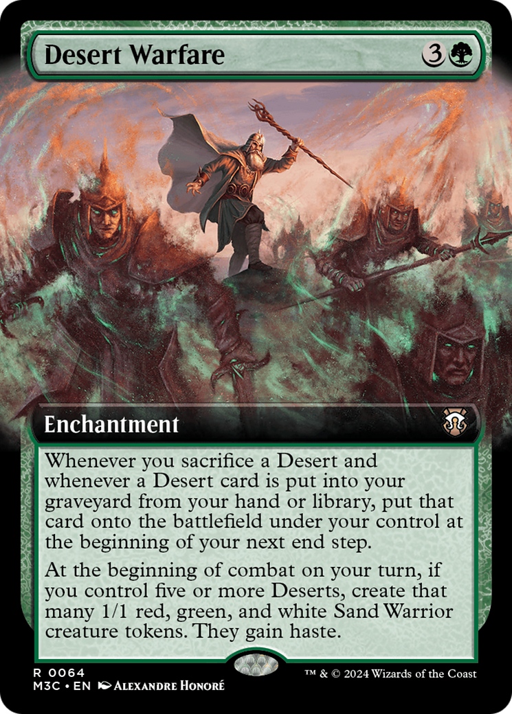 Desert Warfare (Extended Art) [Modern Horizons 3 Commander]-1