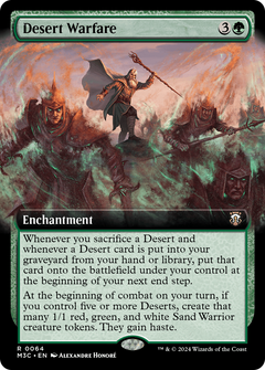 Desert Warfare (Extended Art) [Modern Horizons 3 Commander]-1