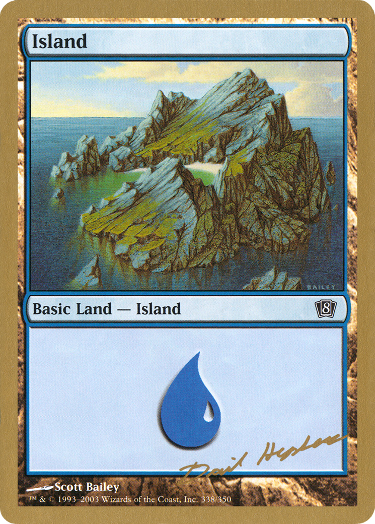 Island (338) - 2003 Dave Humpherys (8ED) (WCD-) - World Championship Decks 2003-1