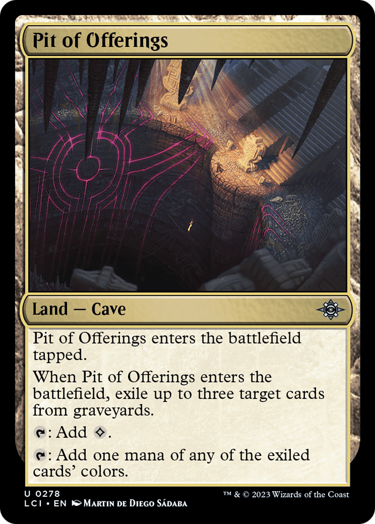 Pit of Offerings [The Lost Caverns of Ixalan]-1