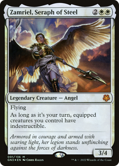 Zamriel, Seraph of Steel (GN3-001) - Game Night: Free-for-All Foil-1