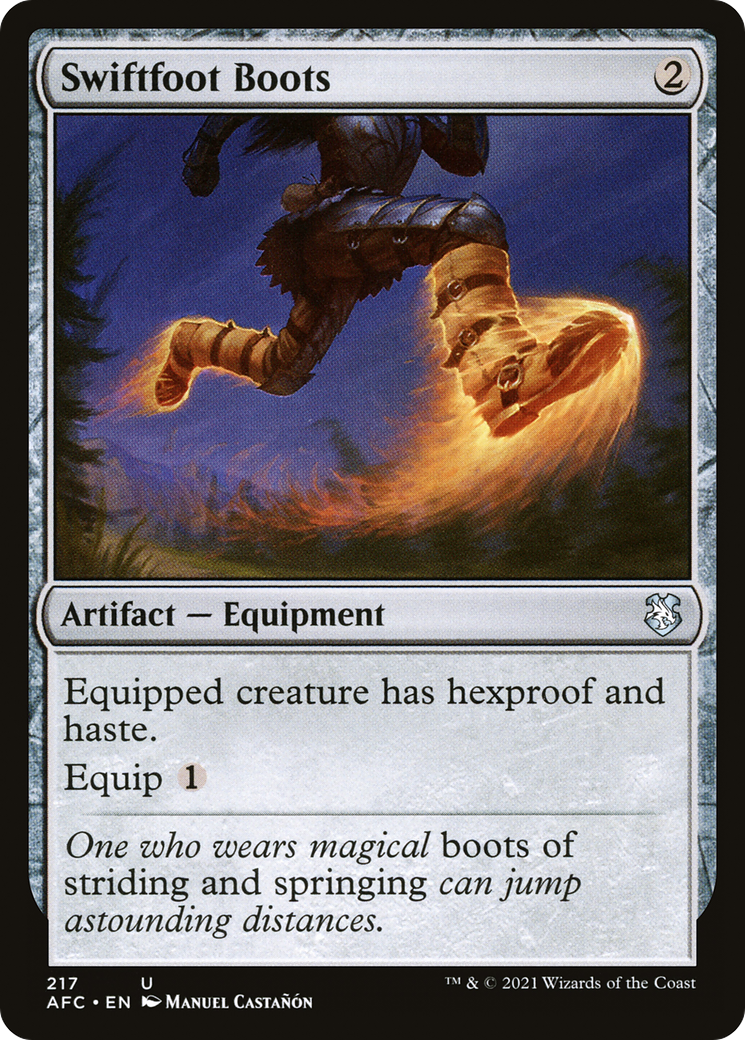 Swiftfoot Boots [Dungeons & Dragons: Adventures in the Forgotten Realms Commander]-1