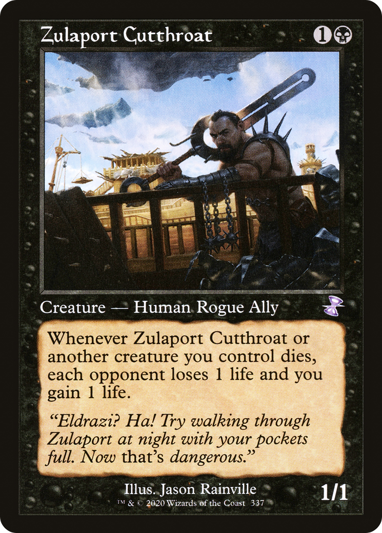 Zulaport Cutthroat (TSR-337) - Time Spiral Remastered Foil-1