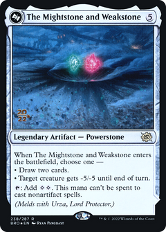 The Mightstone and Weakstone [The Brothers' War Prerelease Promos]-1