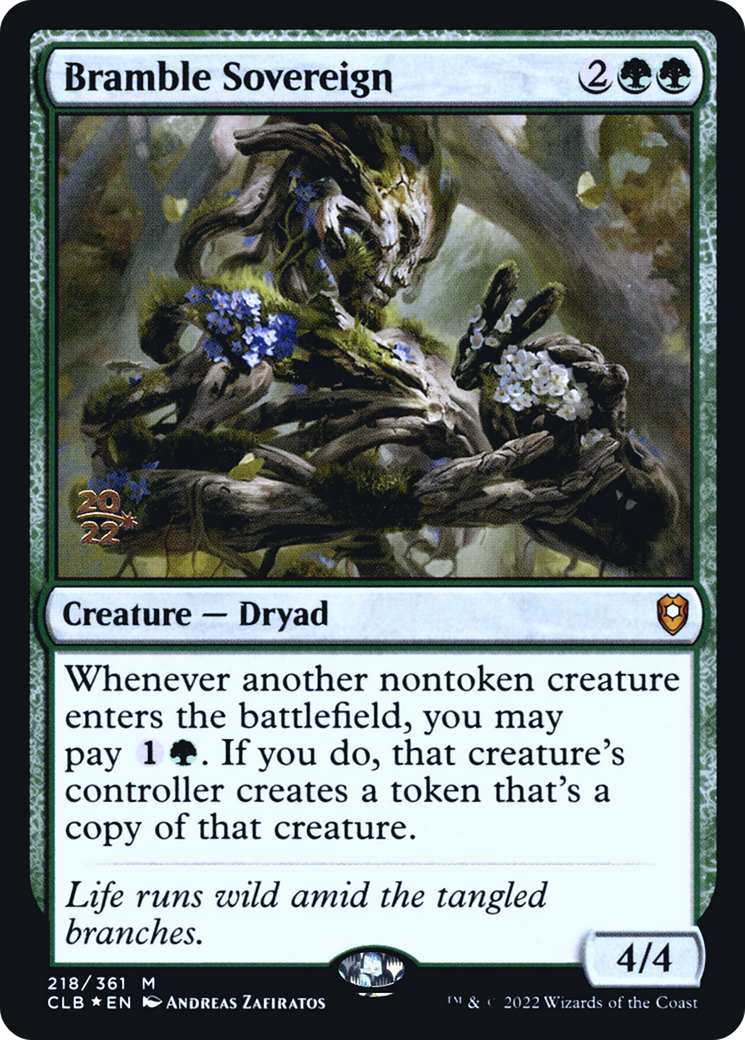 Bramble Sovereign [Commander Legends: Battle for Baldur's Gate Prerelease Promos]-1