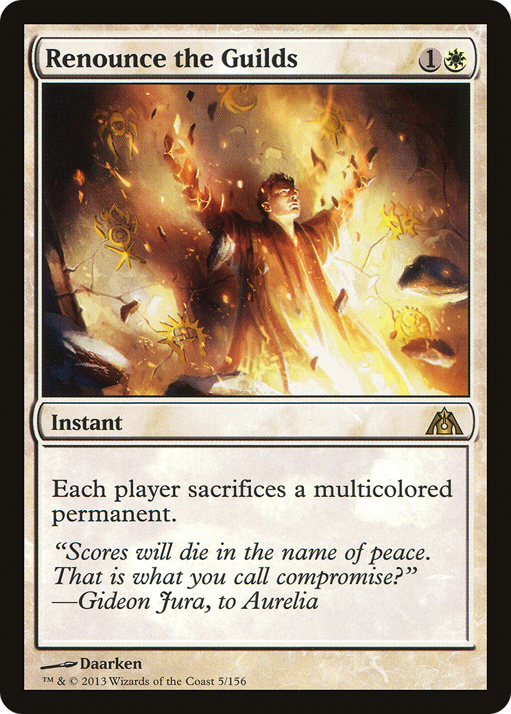 Renounce the Guilds [Dragon's Maze]-1