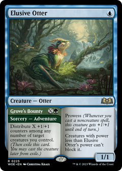 Elusive Otter // Grove's Bounty [Wilds of Eldraine]-1