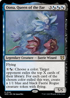 Oona, Queen of the Fae [Wilds of Eldraine Commander]-1