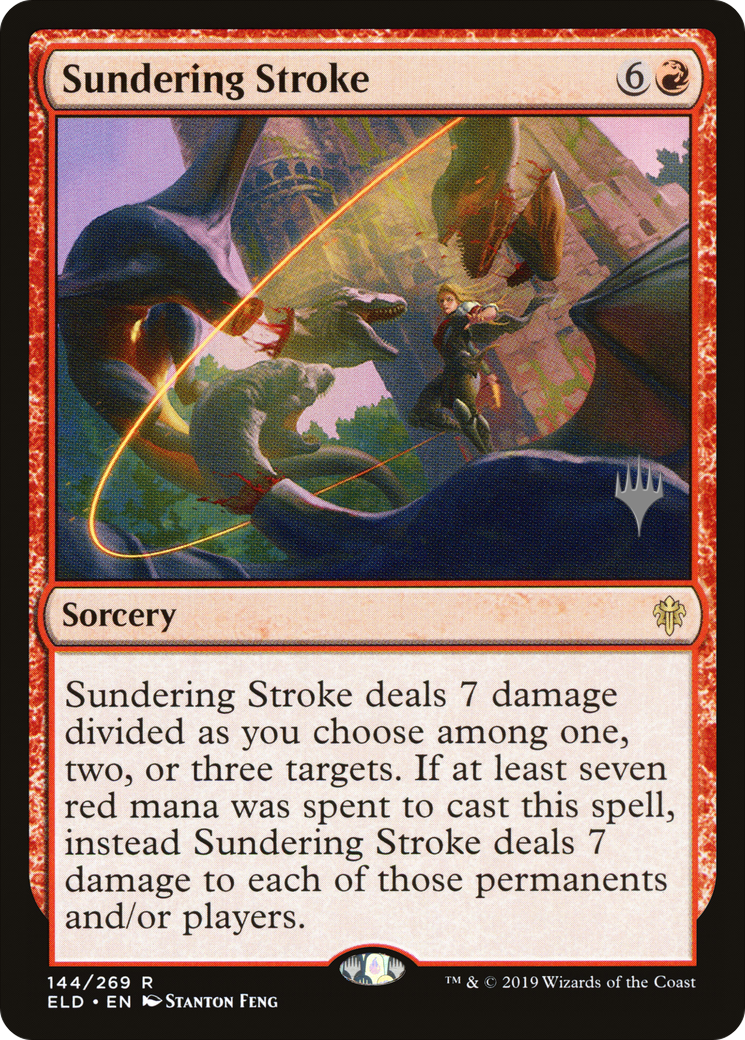 Sundering Stroke (Promo Pack) [Throne of Eldraine Promos]-1