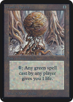 Wooden Sphere (LEA-) - Limited Edition Alpha-1