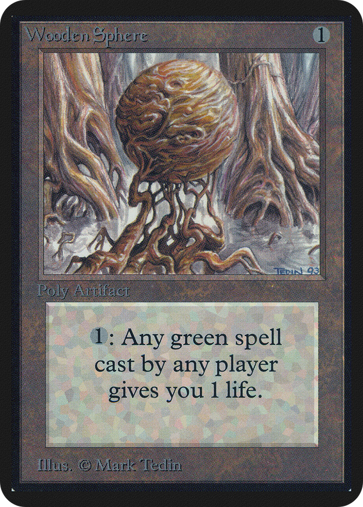 Wooden Sphere (LEA-) - Limited Edition Alpha-1