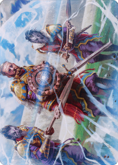 Argivian Phalanx // Argivian Phalanx (ADMU-003) - Dominaria United Art Series (Borderless) Foil-3