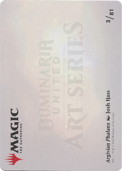 Argivian Phalanx // Argivian Phalanx (ADMU-003) - Dominaria United Art Series (Borderless) Foil-2