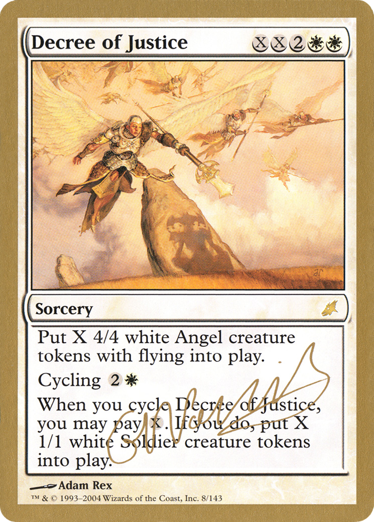 Decree of Justice - 2004 Gabriel Nassif (SCG) (WCD-) - World Championship Decks 2004-1