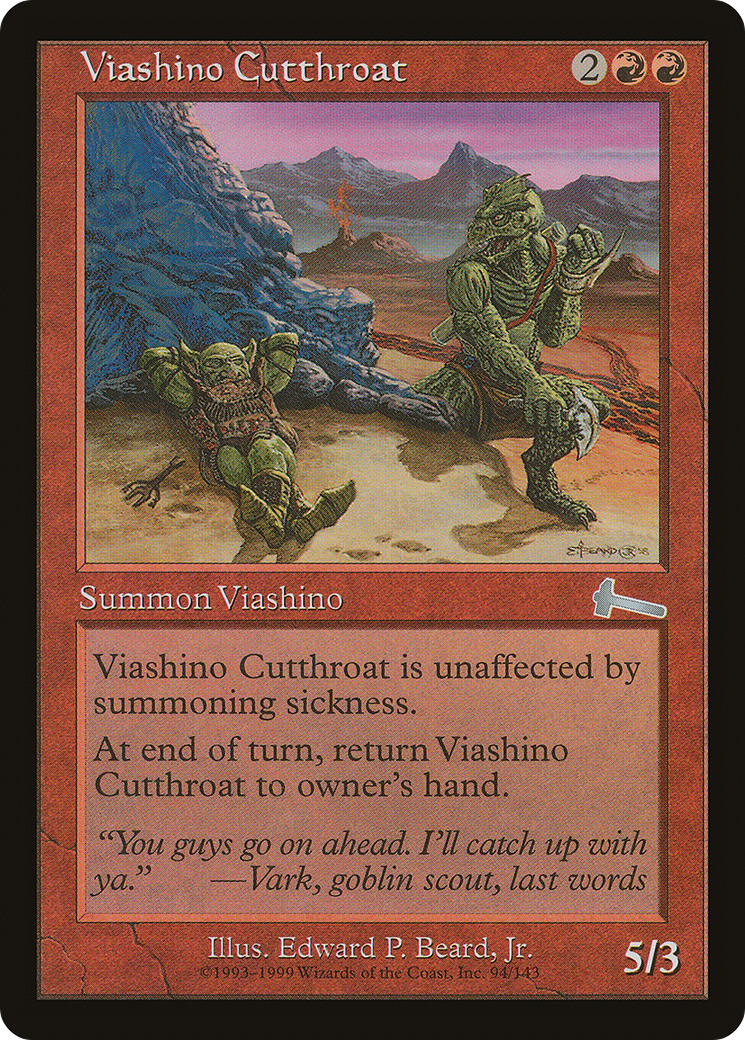 Viashino Cutthroat (ULG-094) - Urza's Legacy-1