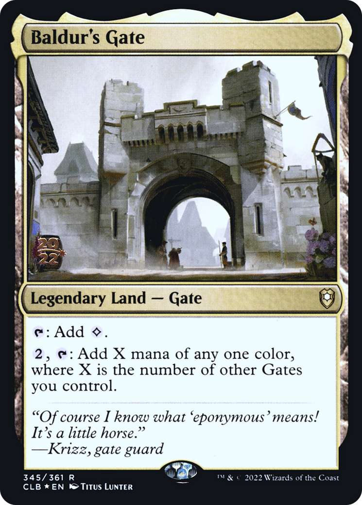 Baldur's Gate [Commander Legends: Battle for Baldur's Gate Prerelease Promos]-1