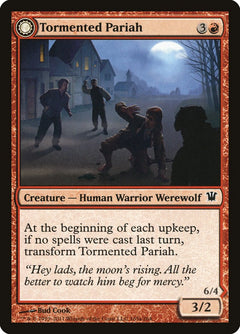 Tormented Pariah // Rampaging Werewolf [Innistrad]-1