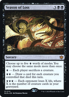 Season of Loss [Bloomburrow Prerelease Promos]-1