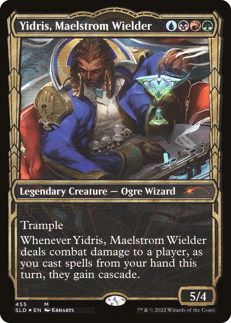 Yidris, Maelstrom Wielder (Gilded Foil) (SLD-455) - Secret Lair Drop: (Showcase) Foil-1