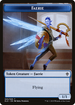Faerie (TELD-005) - Throne of Eldraine Tokens Foil-1