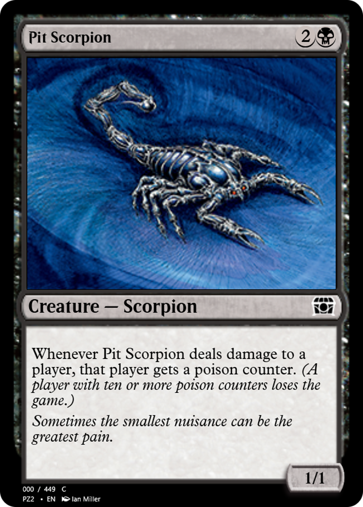Pit Scorpion (PZ2-65823) - Treasure Chest Foil-1