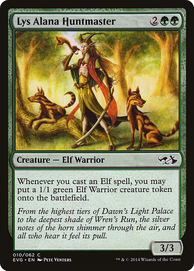 Lys Alana Huntmaster (Elves vs. Goblins) [Duel Decks Anthology]-1