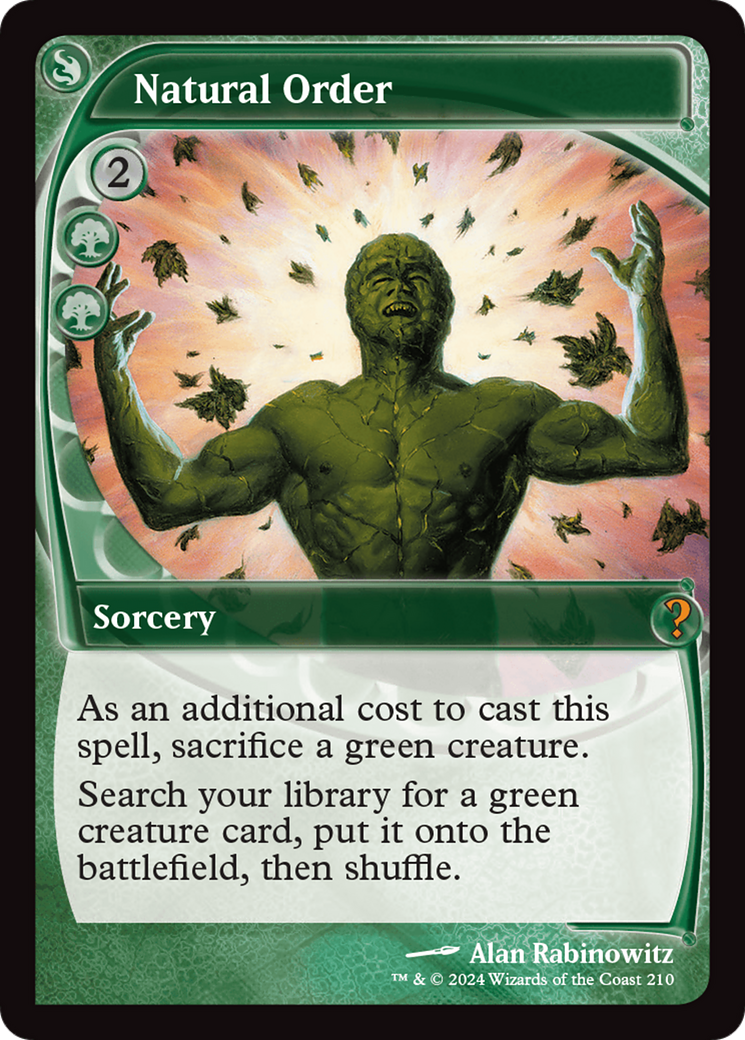 Natural Order (Future Sight) [Mystery Booster 2]-1