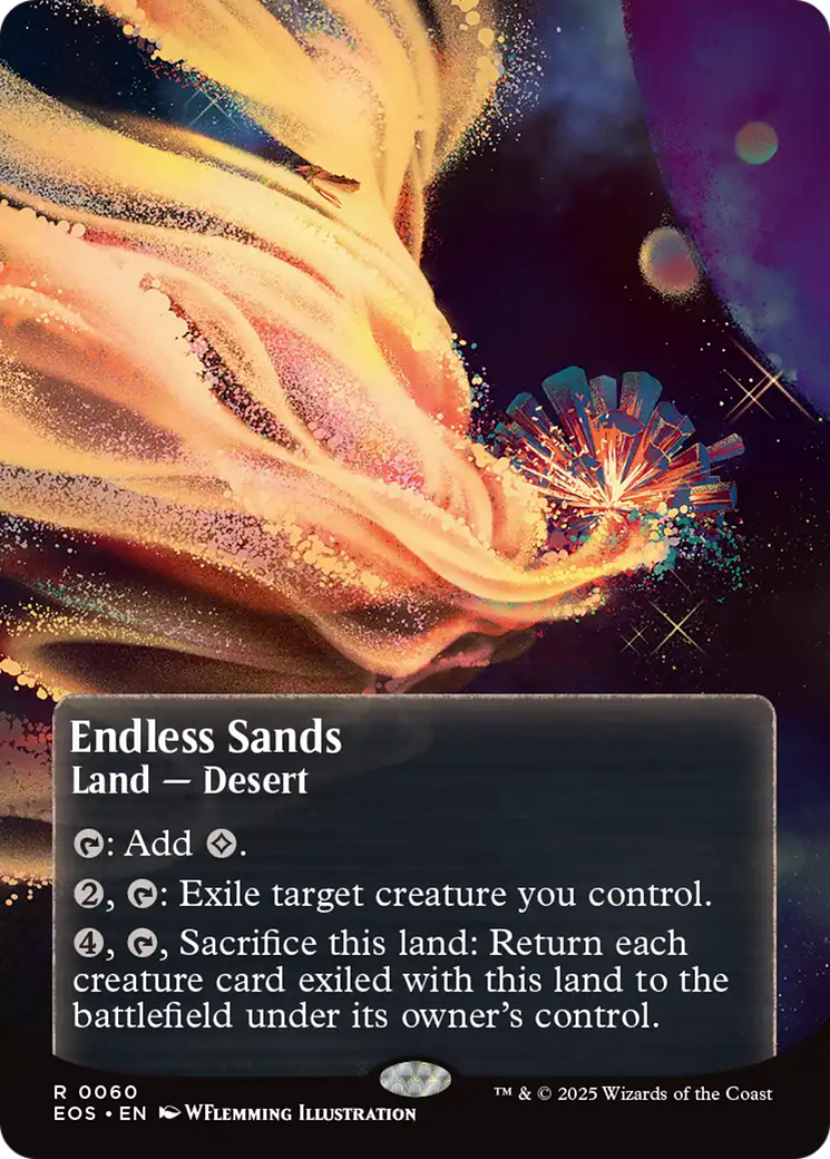 Endless Sands (0060) (Borderless) (EOS-060) - Edge of Eternities: Stellar Sights (Borderless)-1