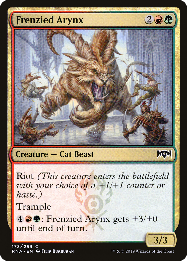 Frenzied Arynx [Ravnica Allegiance]-1