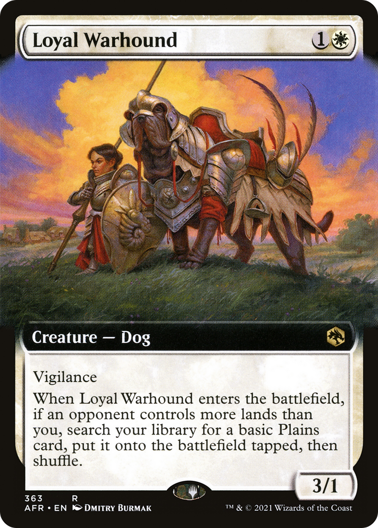 Loyal Warhound (Extended Art) [Dungeons & Dragons: Adventures in the Forgotten Realms]-1