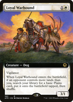 Loyal Warhound (Extended Art) [Dungeons & Dragons: Adventures in the Forgotten Realms]-1