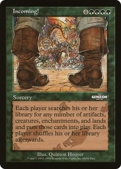 Incoming! (O90P-010) - Oversized 90's Promos-1