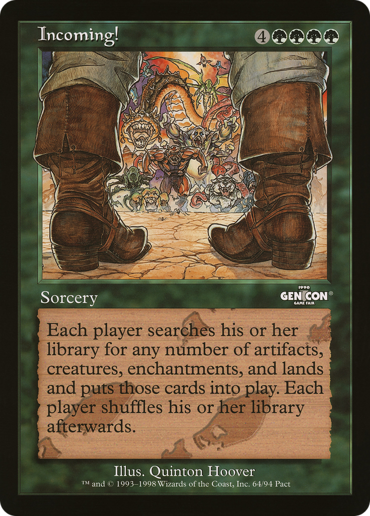 Incoming! (O90P-010) - Oversized 90's Promos-1