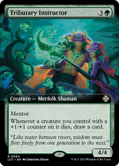 Tributary Instructor (Extended Art) (LCC-064) - The Lost Caverns of Ixalan Commander: (Extended Art) Foil-1