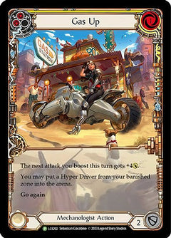 Gas Up (Yellow) [LGS203] (Promo)  Rainbow Foil-1